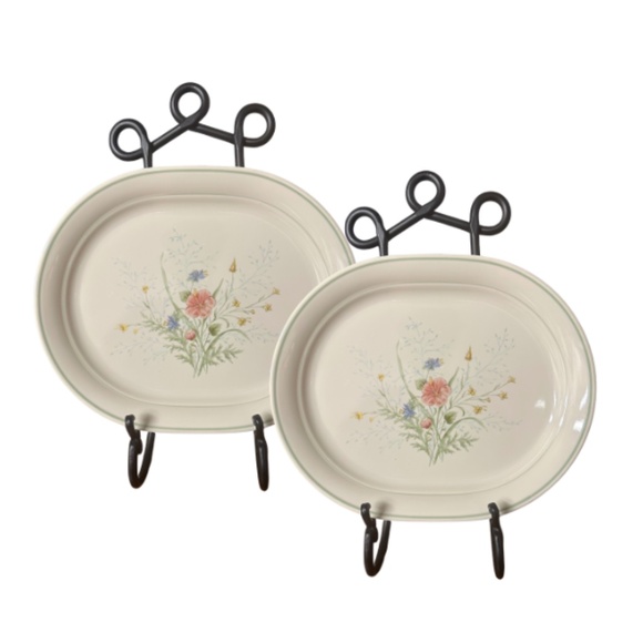 Corelle Wildflower Oval Serving Platters – Set of 2 - Picture 1 of 3